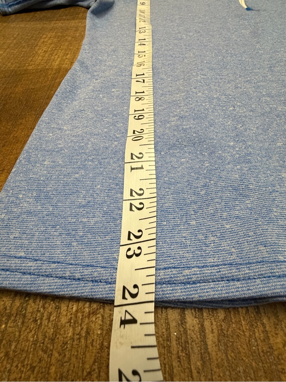 Patagonia Heathered Light Blue Crew Neck Tee - Picture 6 of 6